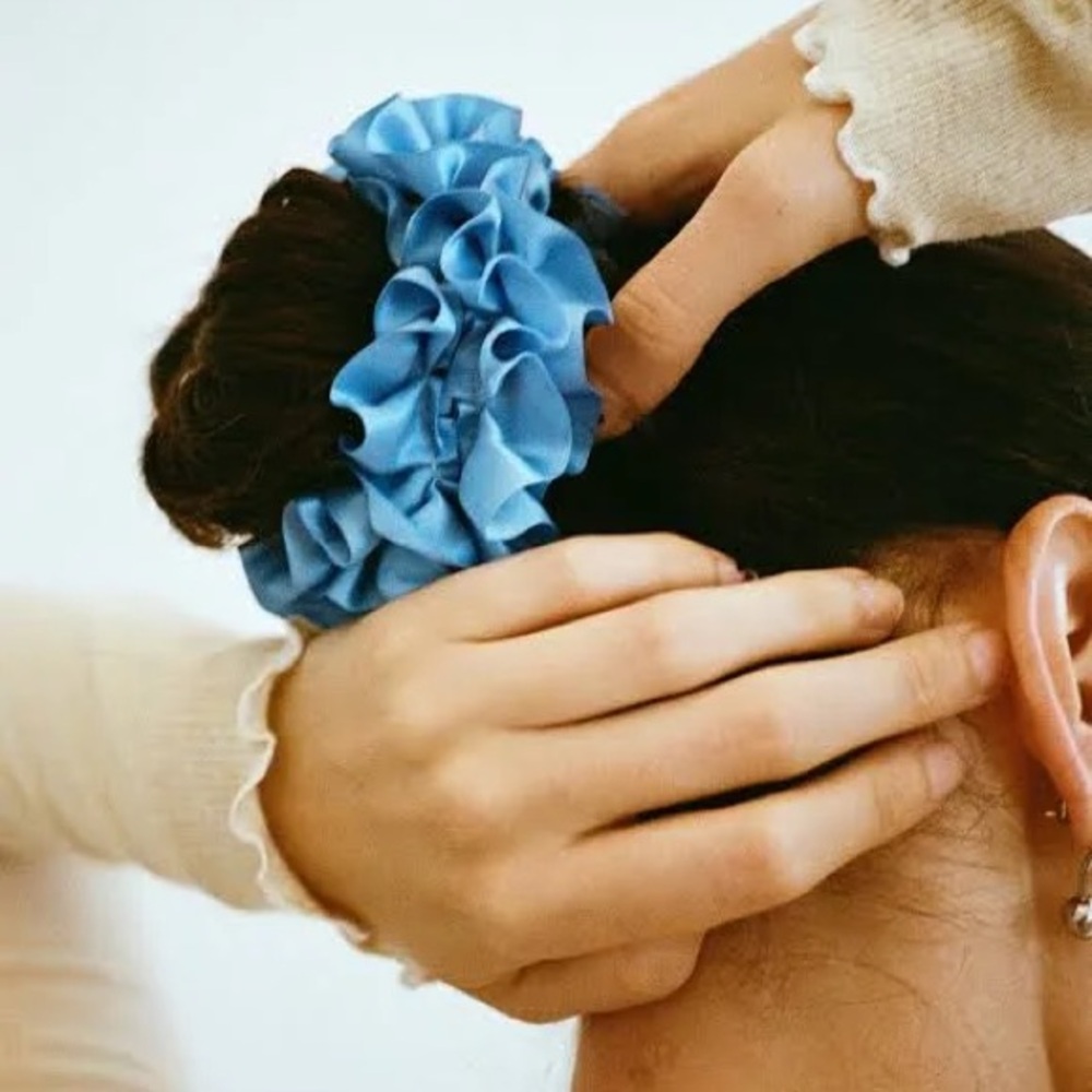 Maryam Nassir Zadeh Carnation Scrunchie NWT MIST